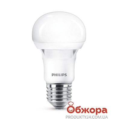 Лампа Филипс (Philips) ESS LEDBulb 7-60W E27 6500K 230V A60 RCA  светодиодная – ІМ «Обжора»