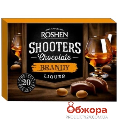 Цукерки Рошен 150г Shooters  бренді – ІМ «Обжора»