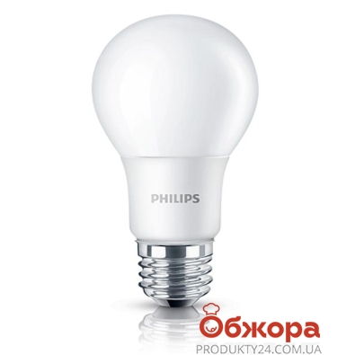 Лампа Филипс (Philips) LEDBulb 7-60W E27 6500K 230V A60 /PF светодиодная – ІМ «Обжора»