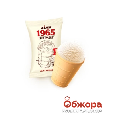 Мороженое Лимо Пломбир 1965 75г – ІМ «Обжора»