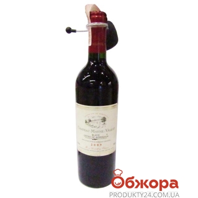 Вино Гранд вин де бордо (Grand Win de Bordeaux) Шато Мен Вале красное сухое 0,75 л – ИМ «Обжора»
