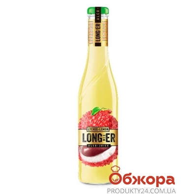 Напиток слабоалкогольный Лонгер личи-лимон 0.33 л – ІМ «Обжора»