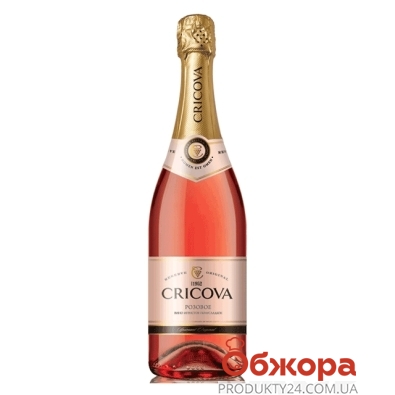 Шампанское Криково (Cricova)  розовое полусладкое, 0,75 л – ІМ «Обжора»