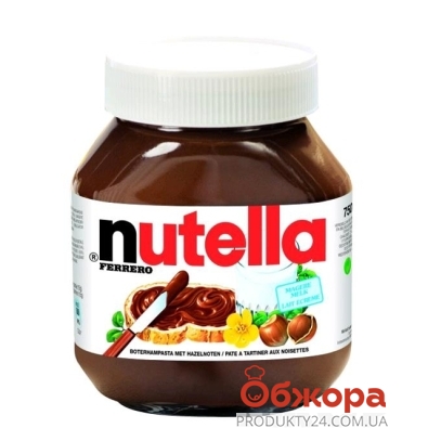 Шоколадный крем "Нутелла" (Nutella), 630 г – ИМ «Обжора»