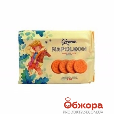 Печенье наполеон топленое молоко Grona 290 г – ИМ «Обжора»