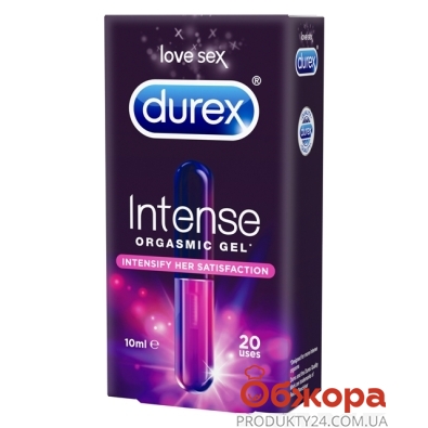 Гель-смазка Дюрекс (Durex) Intense Orgasmic 10 ml – ІМ «Обжора»