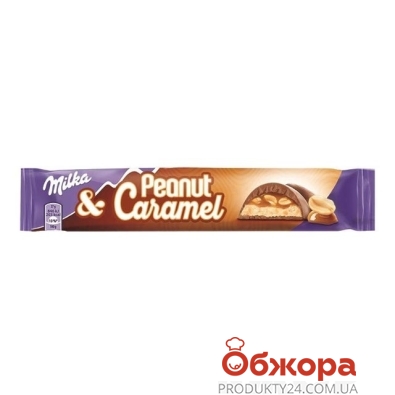Шоколад Милка (Milka) молочный арахис-карамель, 37 г – ИМ «Обжора»