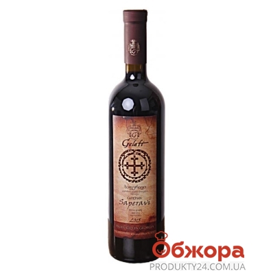 Вино Гелати (Gelati) Саперави красное сухое 0,75л – ИМ «Обжора»