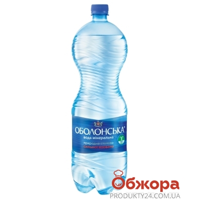 Вода Оболонська 2,0л газ – ІМ «Обжора»