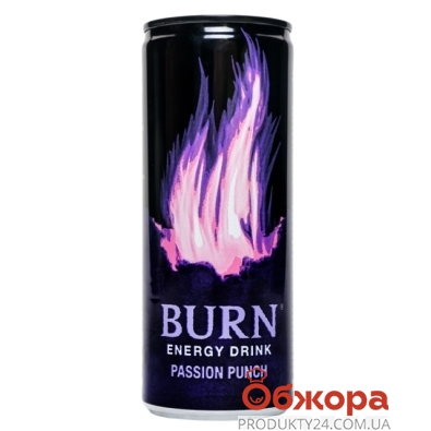 Напиток энергетический Берн (Burn) Пунш 0,25л – ІМ «Обжора»