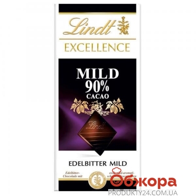 Шоколад Lindt 100г excellence черн 90% – ИМ «Обжора»