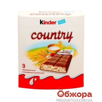 Шоколад "Киндер" 211,5 г, кантри – ИМ «Обжора»