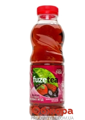Чай Fuzetea 1,5л чорний зі смаком лісовоі ягоди та гібіскуса – ІМ «Обжора»
