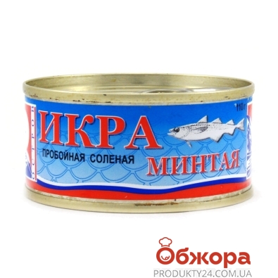 Икра Минтая 300г п/б ТМ Остров – ІМ «Обжора»