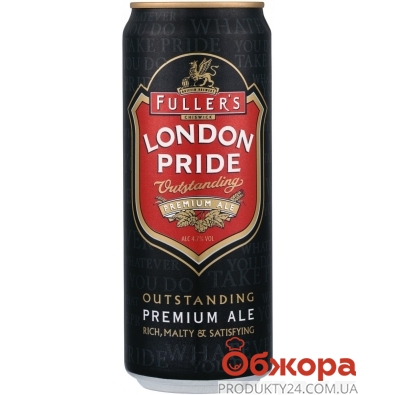 ^^ Пиво Fullers 0,5л London Pride ж/б 2230612/0 – ИМ «Обжора»