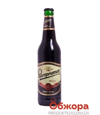 ^^ Пиво Старопрамен 0,5л темне 1552711/0 – ІМ «Обжора»