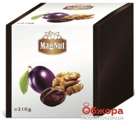 Конфеты MagNut 210г чернослив с орехом в шоколаде – ІМ «Обжора»