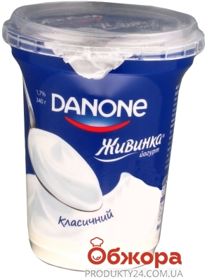 Йогурт Данон Живинка 3,4% 280г натуральный ст. – ИМ «Обжора»