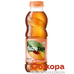 Чай Fuzetea 1,5л чориний зі смаком персика та троянди – ІМ «Обжора»