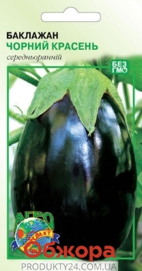 Семена Баклажан Черный красавец 0,5г – ИМ «Обжора»