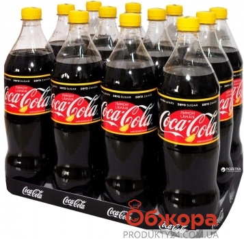 Вода Кока-Кола 1.0л Zero Лимон Новинка – ИМ «Обжора»
