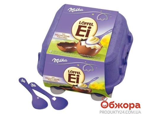 Шоколад Milka 128г loffel ei – ІМ «Обжора»