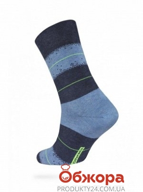 ZZZ Шкарпетки HAPPY 15С-23СП, р,25, 047 темн,син,-блакитний чол, – ІМ «Обжора»