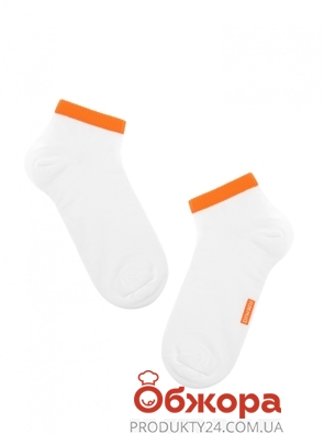 Шкарпетки ACTIVE 7С-37СП (короткі)  р,25, 068 біло-помаранчевий чол, – ІМ «Обжора»