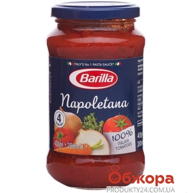 Соус Барилла 400г Napoletana томатный с овощами – ИМ «Обжора»