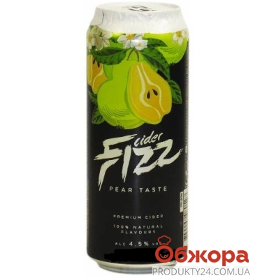 Напиток слабоалкогольный  ж/б Груша Fizz 0,5 л – ИМ «Обжора»