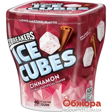 Жевательная резинка Ice Cubes корица США – ІМ «Обжора»