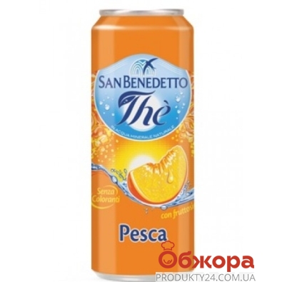 Чай Сан-Бенедетто 0,33 ж/б персик – ИМ «Обжора»