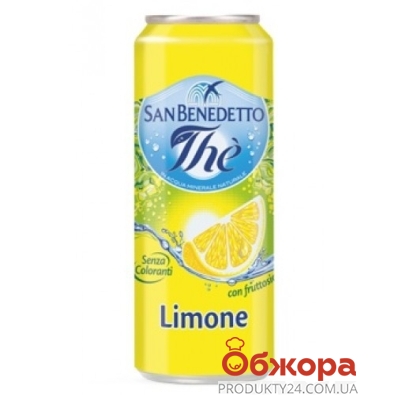 Чай Сан-Бенедетто 0,33 ж/б, лимон – ИМ «Обжора»