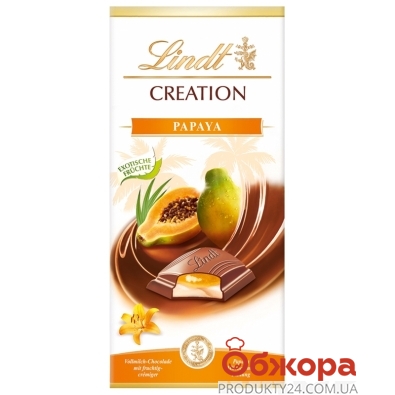 Шоколад Lindt 150 г creations папайя – ИМ «Обжора»