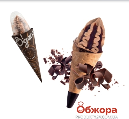 Мороженое Одесса Шоколадное с шоколадным топпингом 140 г – ІМ «Обжора»
