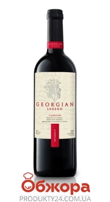 Вино Georgian Legend Сапераві 0,75л черв.сухе – ІМ «Обжора»