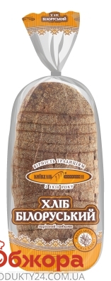 Хліб Київхліб 350г Білоруський подовий нарізаний – ИМ «Обжора»