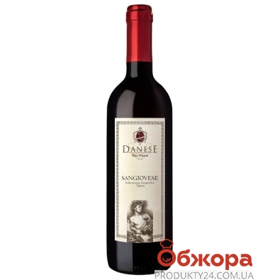 Вино Danese Санджіовезе 0,75 л, красное сухое – ИМ «Обжора»
