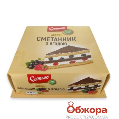 Торт "Cметанник", Сладков, 800 г – ИМ «Обжора»