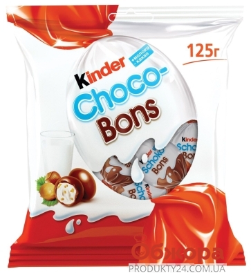 Шоколад Кіндер 125г шоко-бонс – ІМ «Обжора»