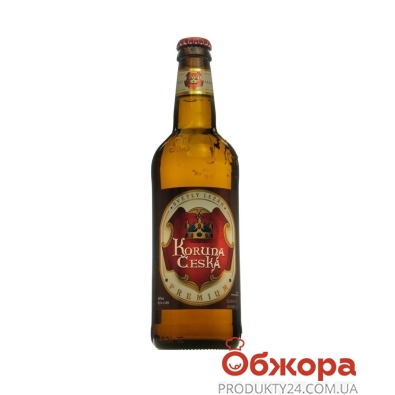 Пиво Ceska Koruna 0,5л ж/б лагер – ІМ «Обжора»