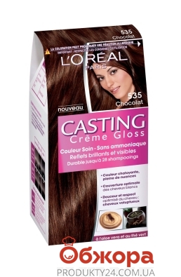 Краска для волос "Лореаль Кастинг Крем Глосс", N600 – ИМ «Обжора»
