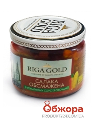 Салака, обжаренная в томатном соусе с овощами, RIGA GOLD, 280 г – ИМ «Обжора»