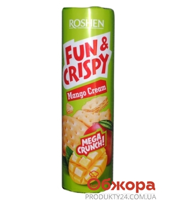 Печенье Fun & Crispy манго, "Рошен" , 135 г – ІМ «Обжора»