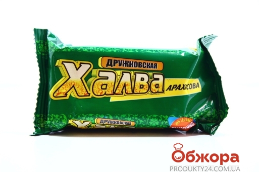 Халва Дружківська 200г з арахісом – ІМ «Обжора»