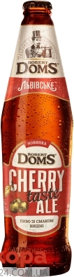 Пиво "Львовское", Robert Doms Cherry, 0.5 л – ІМ «Обжора»
