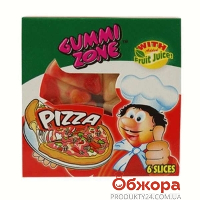 Жевательный мармелад "Пицца", Gummi zone, 23 г – ІМ «Обжора»