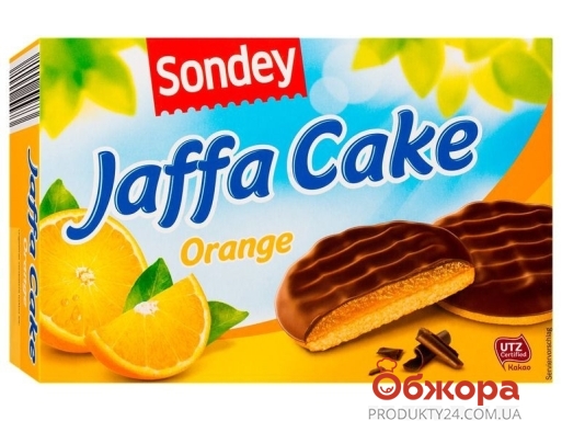 Печенье Sondey джаффа апельсин, 125 г – ИМ «Обжора»