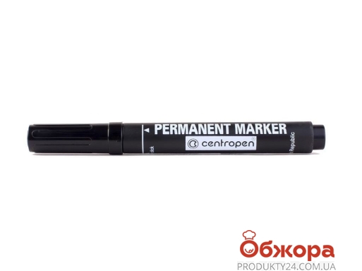 Маркер Permanent спиртовой 2.5 мм черный Centropen – ИМ «Обжора»