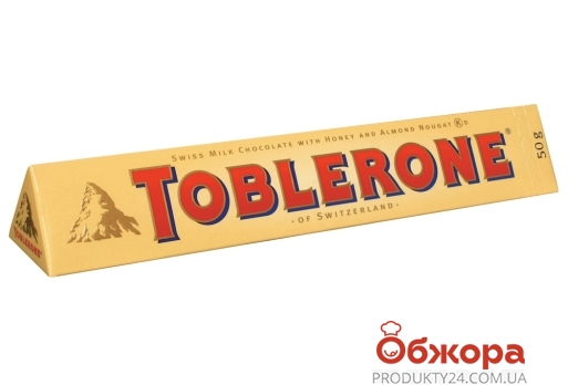 Шоколад Тоблерон 50 г молочный – ИМ «Обжора»
